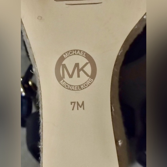 NEW Michael Kors Hannah Wedge Sandal -Black US 7 - Picture 8 of 9